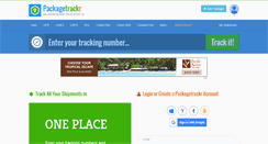 Desktop Screenshot of packagetrackr.com